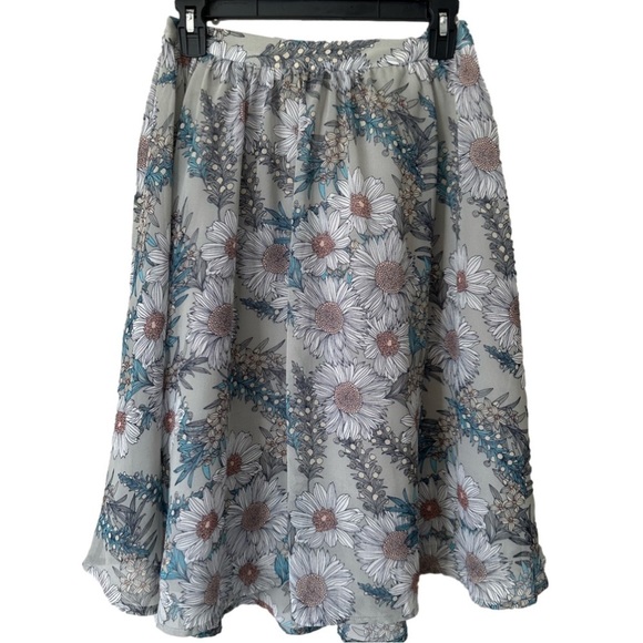 Floral Print Women's Skirt - Picture 4 of 15